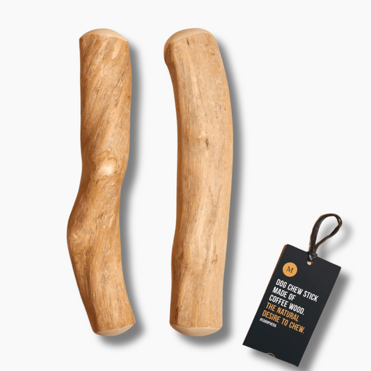 Natural Coffee Wood Dog Chew M Size